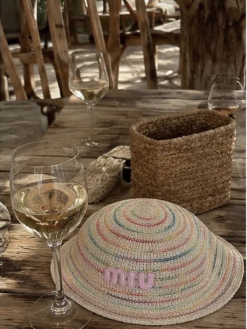 ☀️ 🏝️ Miu Raffia Hat 🏖️ ☀️ - Picture 5 of 5